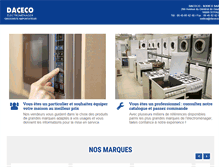 Tablet Screenshot of daceco.fr
